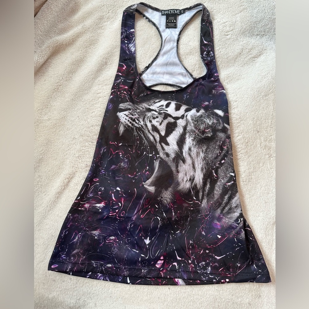 We Are Handsome Tiger Tank Top (XS)